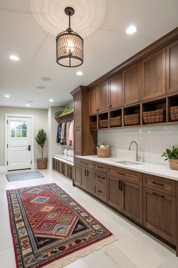 welcoming and functional lighting