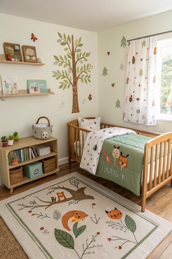 woodland creatures bedroom design
